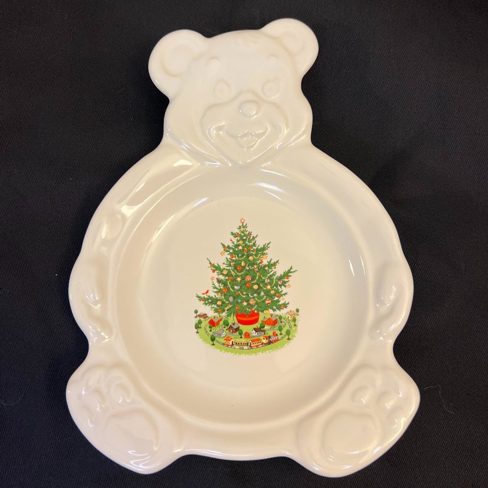 Pfaltzgraff Christmas Heritage Teddy Bear Plate